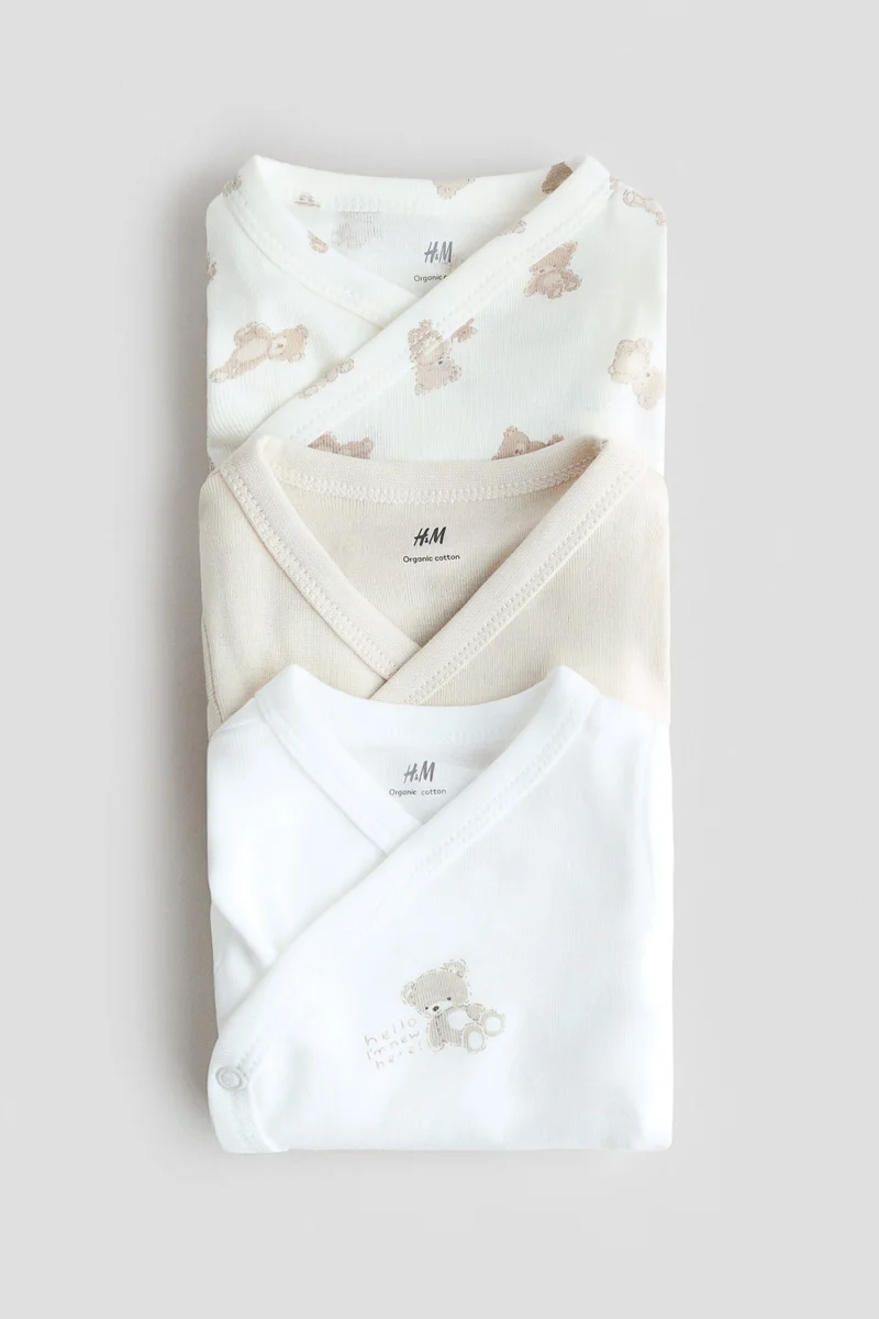 اتش اند ام بودي سوت بتصميم ملفوف - عبوة من 3 قطع